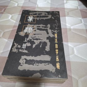 书法自学丛帖:行草上中下，篆隶上中下（6本合售）