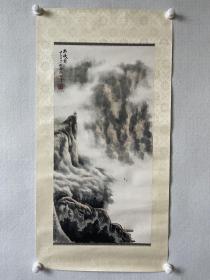 李问汉    出峡图，国画作品