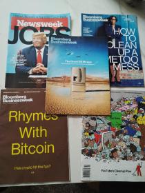 Newsweek 2018年，共5本合售