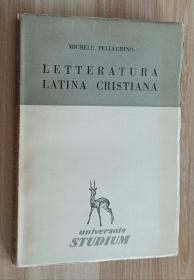 意大利语书  letteratura latina 48 Michele pellegrino