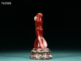 旧藏·寿山石竹节印章摆件。