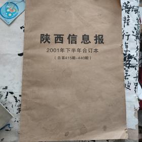 陕西信息报2001下半年合订本