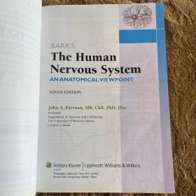 Barr's the Human Nervous System: An Anatomical Viewpoint 神经系统解剖学