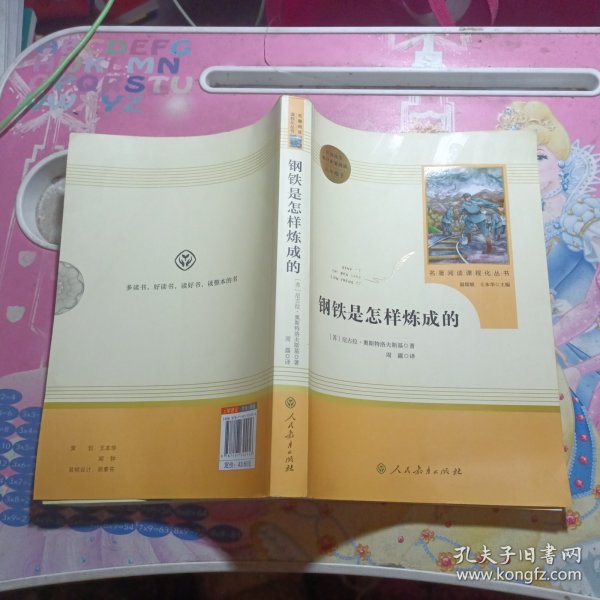 统编语文教材配套阅读 八年级下：钢铁是怎样炼成的/名著阅读课程化丛书