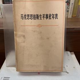 马克思恩格斯生平事业年表