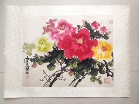 健珀石陈佩秋(牡丹)