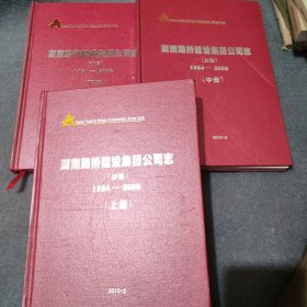 湖南路桥建设集团公司志 初稿 1954-2008 上中下