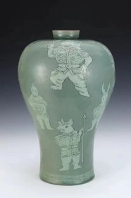 旧藏高丽青瓷十二生肖梅瓶