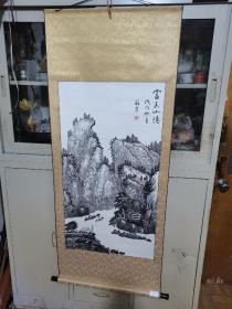 富春山隐大山水画，名家大画60*160厘米的4c