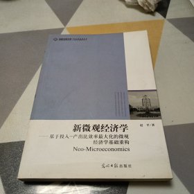 新微观经济学：基于投入、产出比效率最大化的微观经济学基础重构，签赠本：16开：扫码上书