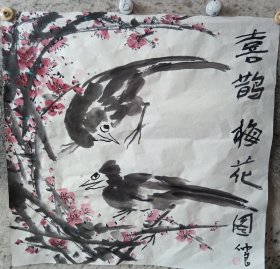 喜鹊梅花