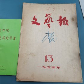 文艺报半月刊1954 13