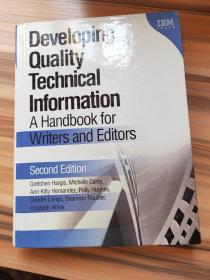 Developing Quality Technical Information: A Handbook for Writers and Editors