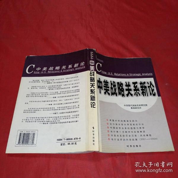 中美战略关系新论