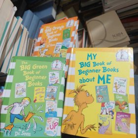 The Big Green Book of Beginner Books+My Big Bk Of Beg Bks About Me +The Big Orange Book of Beginner Books【精装，3册合售！！】