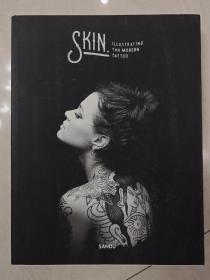 英文原版书籍Skin Ink Illustrating the Modern Tattoo人体油墨现代纹身设计 刺青纹身图案作品手绘艺术画册书籍