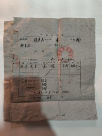 1963年关于 杨燕来（去榆林定边县）西安美术学院