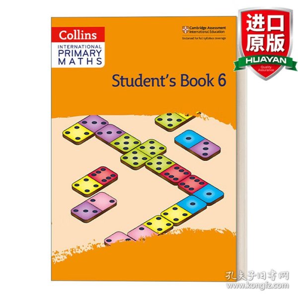 英文原版 Collins Cambridge International Primary Maths Student's Book 6 柯林斯剑桥国际小学数学课本六年级 英文版 进口英语原版书籍