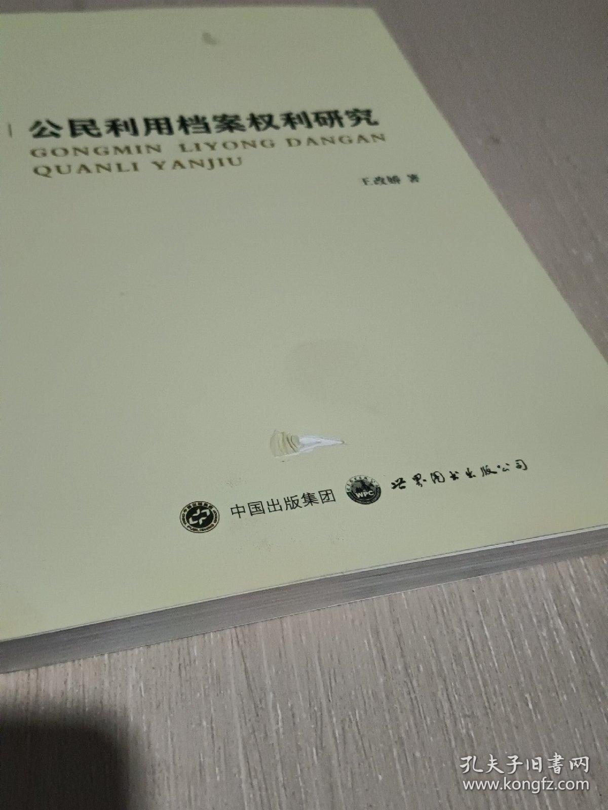 公民利用档案权利研究