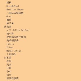 美食地图:寻找北京、上海、广州、深圳最佳餐厅