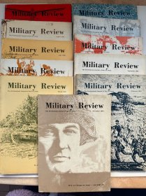 Military Review/The Professional Journal of the US Army【1983全年少1、6，1984年11月】11本合售