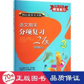 核心素养天天练 语文期末分项复21天 3年级上 小学常备综合 作者