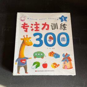 专注力训练300图 全套8册提高儿童专注力全脑思维训练教材幼儿园连线左右脑开发2-3-6岁宝宝找不同图画捉迷藏小学生益智迷宫书