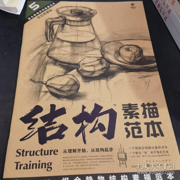 造型基础训练方法丛书5：组合静物结构素描范本（黄金典藏版）
