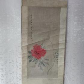 明代花卉牡丹：包子山陆治