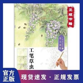 墨點(diǎn)美術(shù)：工筆技法解析與原大畫(huà)稿 工筆草蟲(chóng) 國(guó)畫(huà)技法國(guó)畫(huà)基礎(chǔ)入門(mén)教材 9787534055966