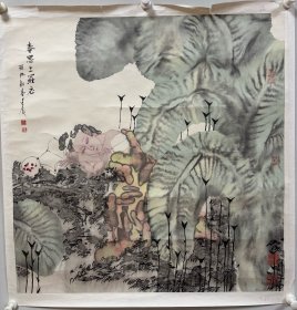 许建康，教授，中国美术家协会会员，江苏省国画院特聘画师，中央美院国画系访问学者，江苏省传媒书画艺术委员会会长。现任南京信息工程大学传媒与艺术学院院长。尺寸，68:68