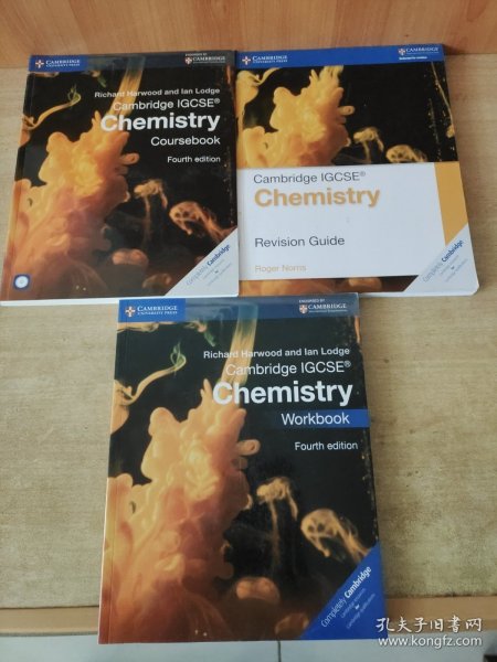 Cambridge Igcse(r) Chemistry Coursebook ， Chemistry Workbook，Chemistry Revision Guide，[With CDROM]【英文原版3册合集 】