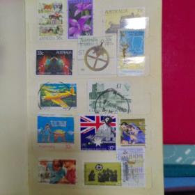 澳大利亚邮票信销票，一元一张，共31张，需要哪张请留言