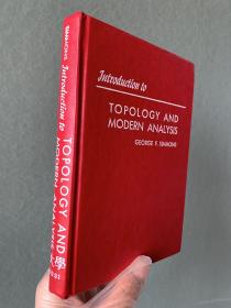 现货 Introduction to Topology and Modern Analysis 英文原版