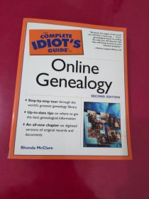 THE COMPLETE IDIOT'S GUIDE TO ：ONLINE GENEALOGY【1015】SECOND EDITION
