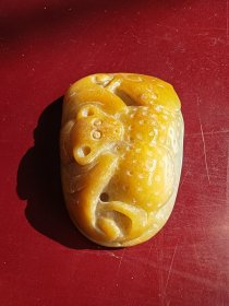 黄翡翠福在眼前、一生如意玉坠