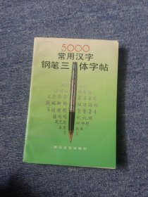 5000常用汉字钢笔三体字帖