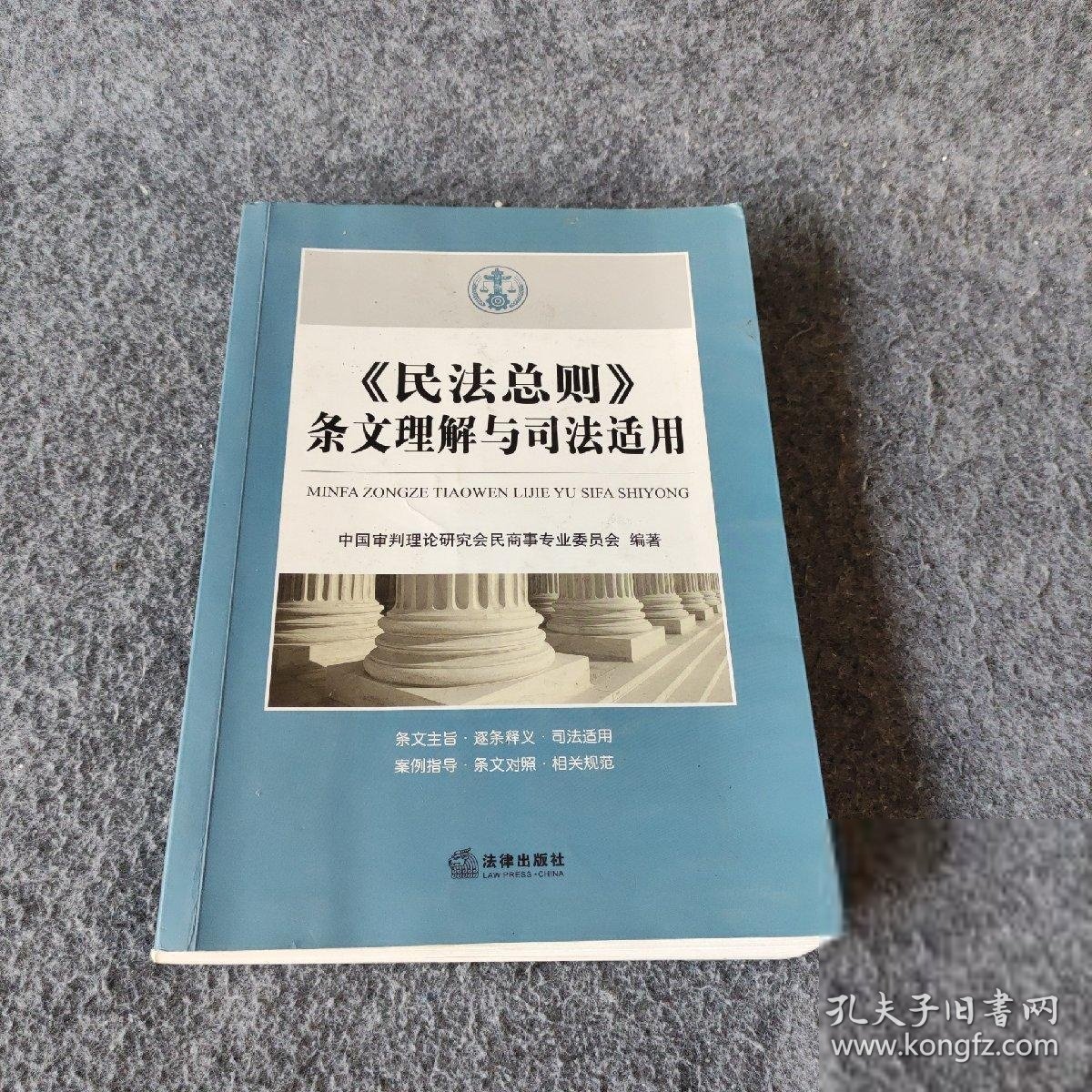 《民法总则》条文理解与司法适用 中国审判理论研究会民商事专业委员会  著 法律出版社