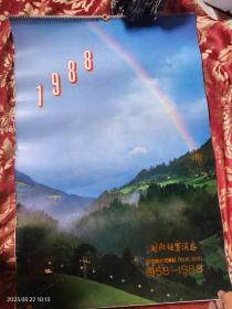 挂历 1988 国际经贸消息