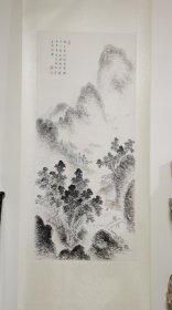 民国，浅绛山水，作者苏雪，啸月堂