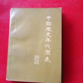 中国历史 年代简表