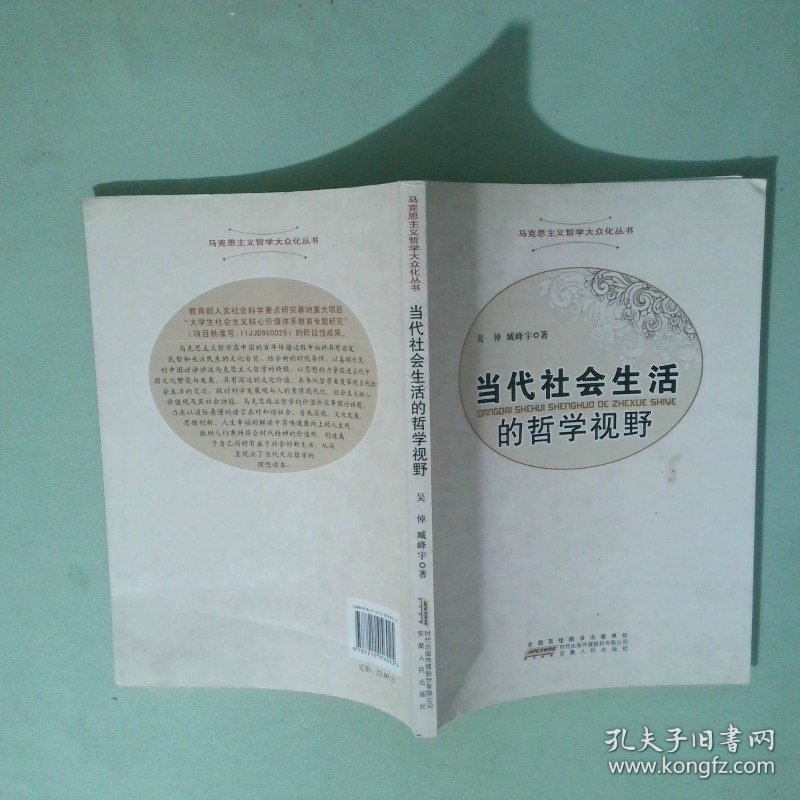 马克思主义哲学大众化丛书 当代社会生活的哲学视野
