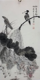 中国工笔画协会会员 ，吉林省美协会员盛老师两平尺花鸟