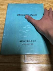 沈阳市文化钟表行业志（品相如图介意者慎拍）