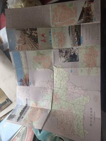 嘉兴市交通游览图 1989年6月 一版一印