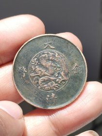 刚收的宣统三年大清铜币十文，品相不错，龙鳞清晰，铜质老货。家里收藏多年，品相完好，适合收藏。喜欢的朋友可以来看看，价格便宜合适就带走！二手物品