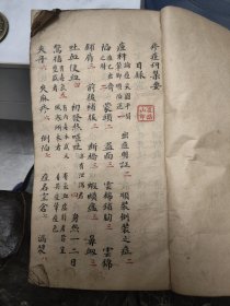 清代手抄诊痘科集要