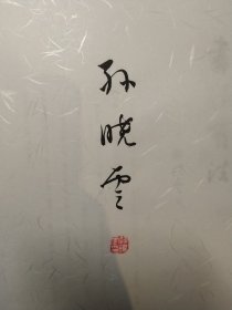 孙晓云书法有法签名本原装 正版