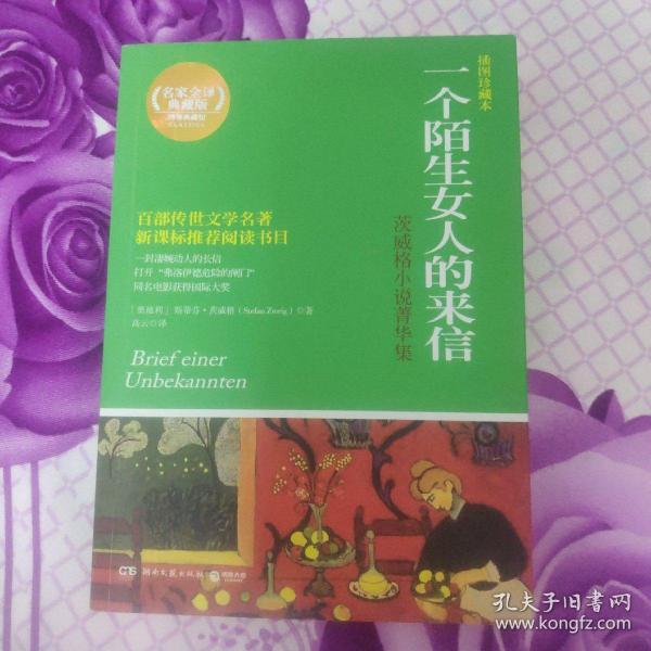 一个陌生女人的来信：茨威格小说菁华集