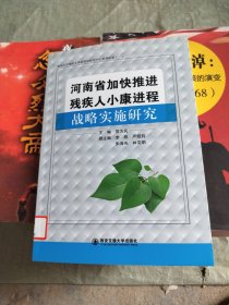 河南省加快推进残疾人小康进程战略实施研究